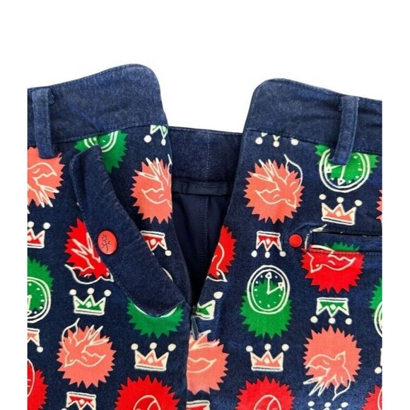 JC de Castelbajac Athletic Skort Colorful Soft Stretchy Loud Artsy Avant Garde S - Picture 8 of 15